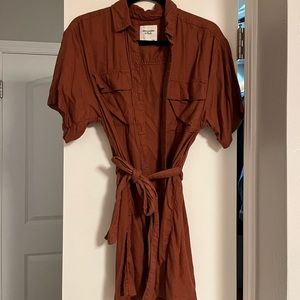 Abercrombie t-shirt button dress